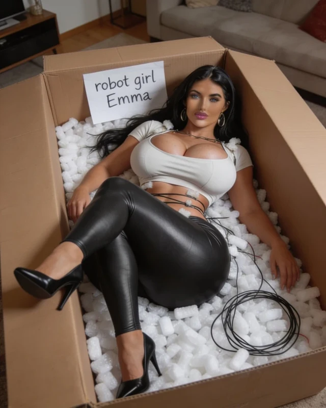 ‘Robot’ Emma Lin — adult fictional robot portrait