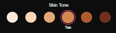 Skin tone — real cropped OurDream interface